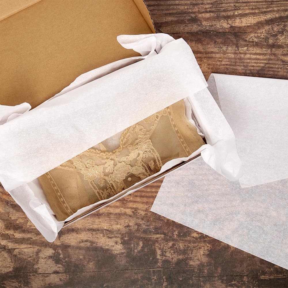 Paper Mart White Tissue Paper Bulk Quantity, 960 Sheets, Acid Free Tissue Paper for Storage, 18 x 24 Inch Sheets - Image 4